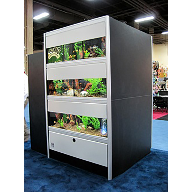 Used retail sales aquarium display